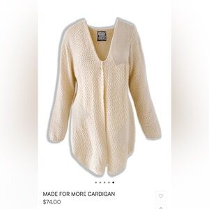 Pebby Forevee Women's Cream Cardigan